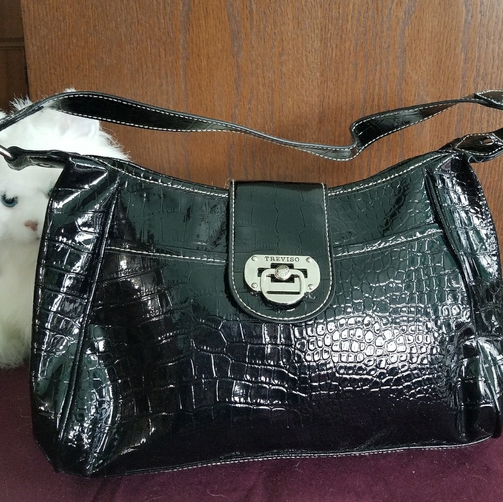 Black Treviso handbag